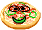 Icon of a pizza