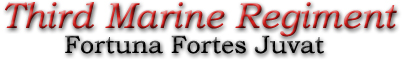Third Marine Regiment, Fortes Fortuna Juvat (Fortune Favors the Brave).