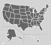 This picture shows a map of the United States.