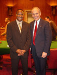 Picture of Lynn Swann and Senator Larry Craig - click for a larger photo