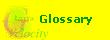 Link to Glossary. Icon shows a graphical letter G.