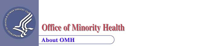 HHS logo, OMH and About OMH title image