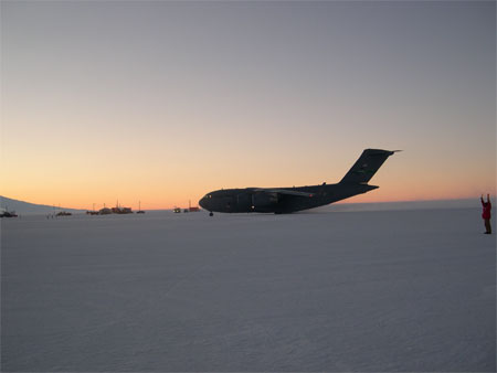 A jet on ice.