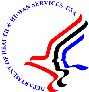 Logo of the U.S. Department of Health and Human Services.