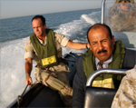 Iraqis and coalition forces provide legal due process to oil smugglers at sea