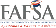 Logotipo de FAFSA en la Web: Ayudamos a Educar a Amrica