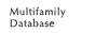 Multifamily Database
