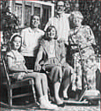 Foto de una familia afectada por esclerosis mltiple