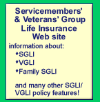 Servicemembers' and Veterans' group life insurance web site