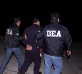 photo - DEA agents making an arrest