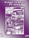 Cover graphics for the 2005 Budget in Brief