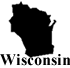 map of the state of Wisconsin