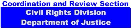 Coordination and Review Section, Civil Rights Division, Department of Justice
