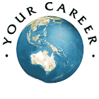 Picture of the earth with words saying your career