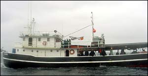 This photo is one of the interdicted vessels from recent Operation Panama Express seizures.
