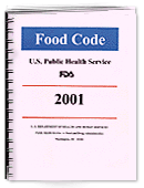 Food Code 2001 Printed Spiral Bound Four-Color Format