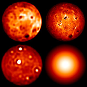 Keck Telescope Images of Io