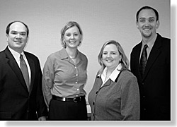[ PHOTO-USTDA is pleased to welcome (left to right) David Hester, Cherilyn Carruth, Andrea Lupo, and Kenny Miller.]