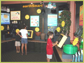 The Earthsmart area in the Information Center; an interactive learning area for small children.