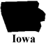 state of Iowa map