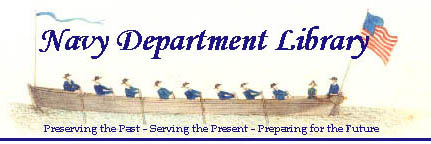 Navy Department Library banner