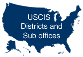 USCIS Districts and Sub Offices