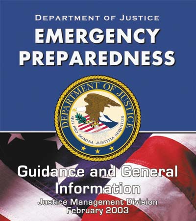DOJ Emergency Preparedness Guidance and General Information Cover