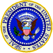 Image of the seal of the US Presidency - click it to go their website