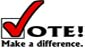 [Image: Vote! Make a Difference.]