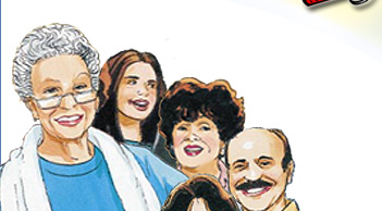 Dona Fela, Angela, and their family 