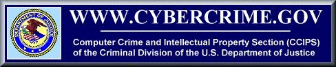 www.cybercrime.gov banner