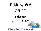 Click for Elkins, West Virginia Forecast