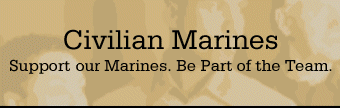 Civilian Marines. Support our Marines. Be Part of the Team.