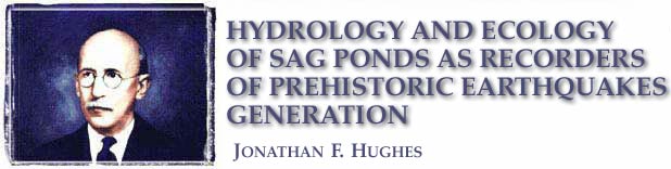 Hydrology and Ecology of Sag Ponds as Recorders of Prehistoric Earthquakes: Jonathan F. Hughes