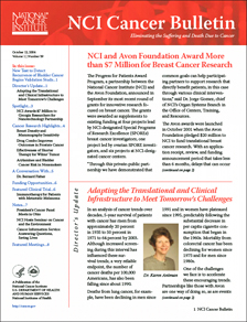 NCI Cancer Bulletin PDF