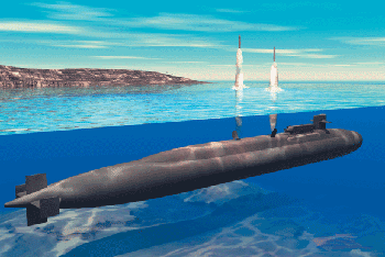 Artists conception of SSGN