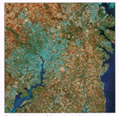 Washington, D.C., satellite image