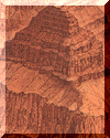 Drawing of a geologic formation as revealed in the Grand Canyon