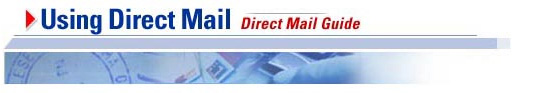 Using Direct Mail - Direct Mail Guide
