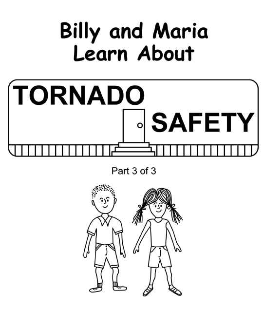 Cover from Billy and Maria Learn About Tornado Safety, Part 3