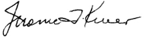 Jerome F. Kever signature