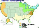 LINK: thumbnail map of U.S. showing National Sea Grant College Program regions