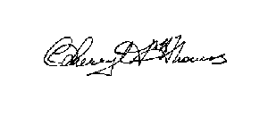 Cherryl T. Thomas signature