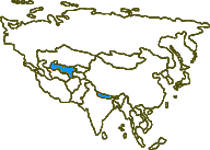 Map of Central and Eastern Asia