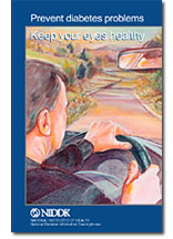 Keep your eyes healthy booklet cover.