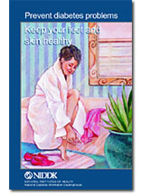 Keep your feet and skin healthy booklet cover.