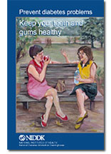 Keep your teeth and gums healthy booklet cover.