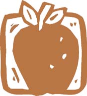 apple woodcut image