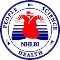 NHLBI logo (heart and lungs)
