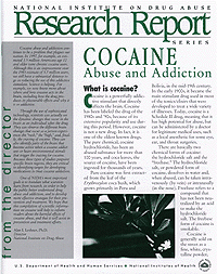 Cocaine Abuse and Addiction Research Report Cover
